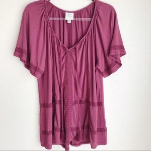 KNOX ROSE | Short Sleeve Top XXL
